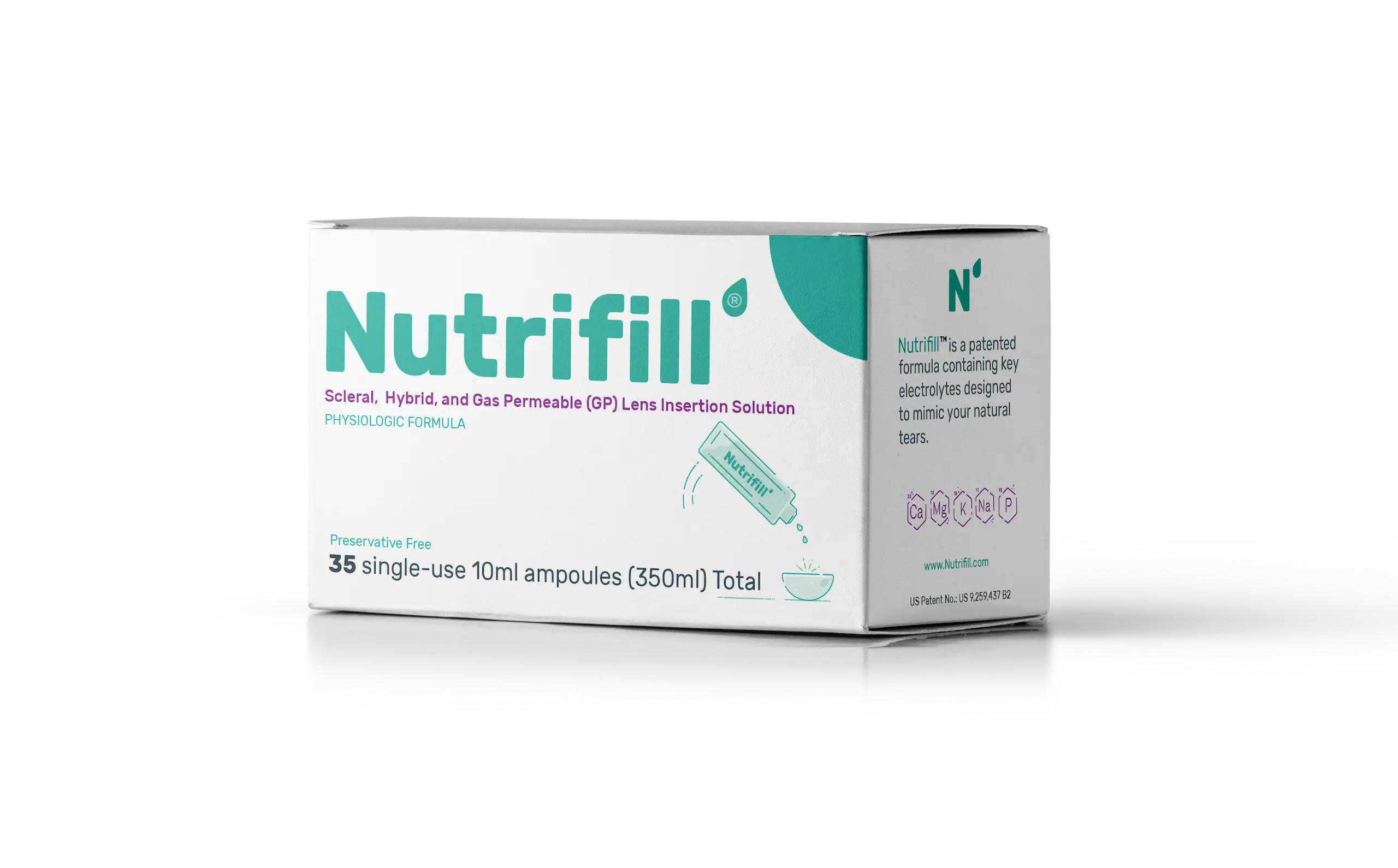 Nutrifill single carton updated packaging shadow no vial