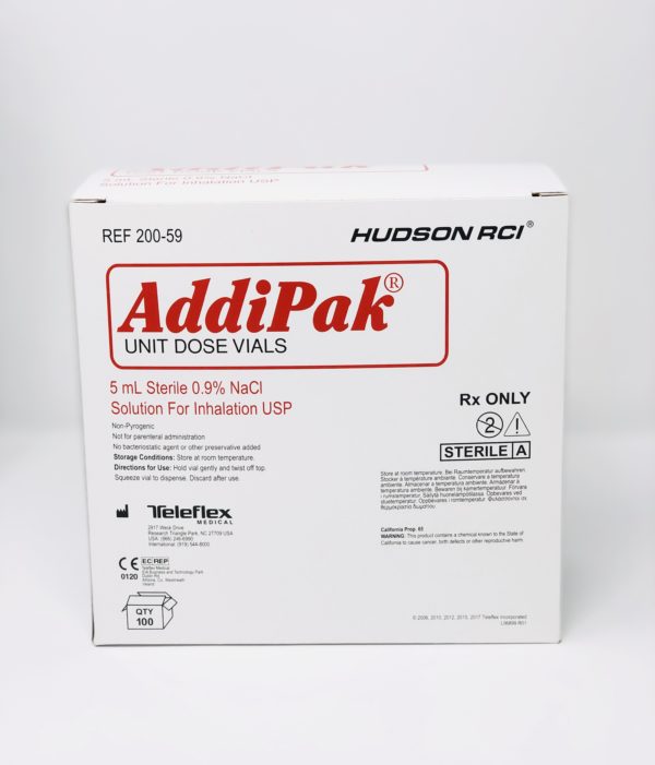 AddiPak Unit Dose Saline vials