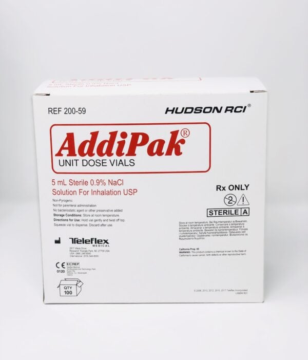 AddiPak Unit Dose Saline vials