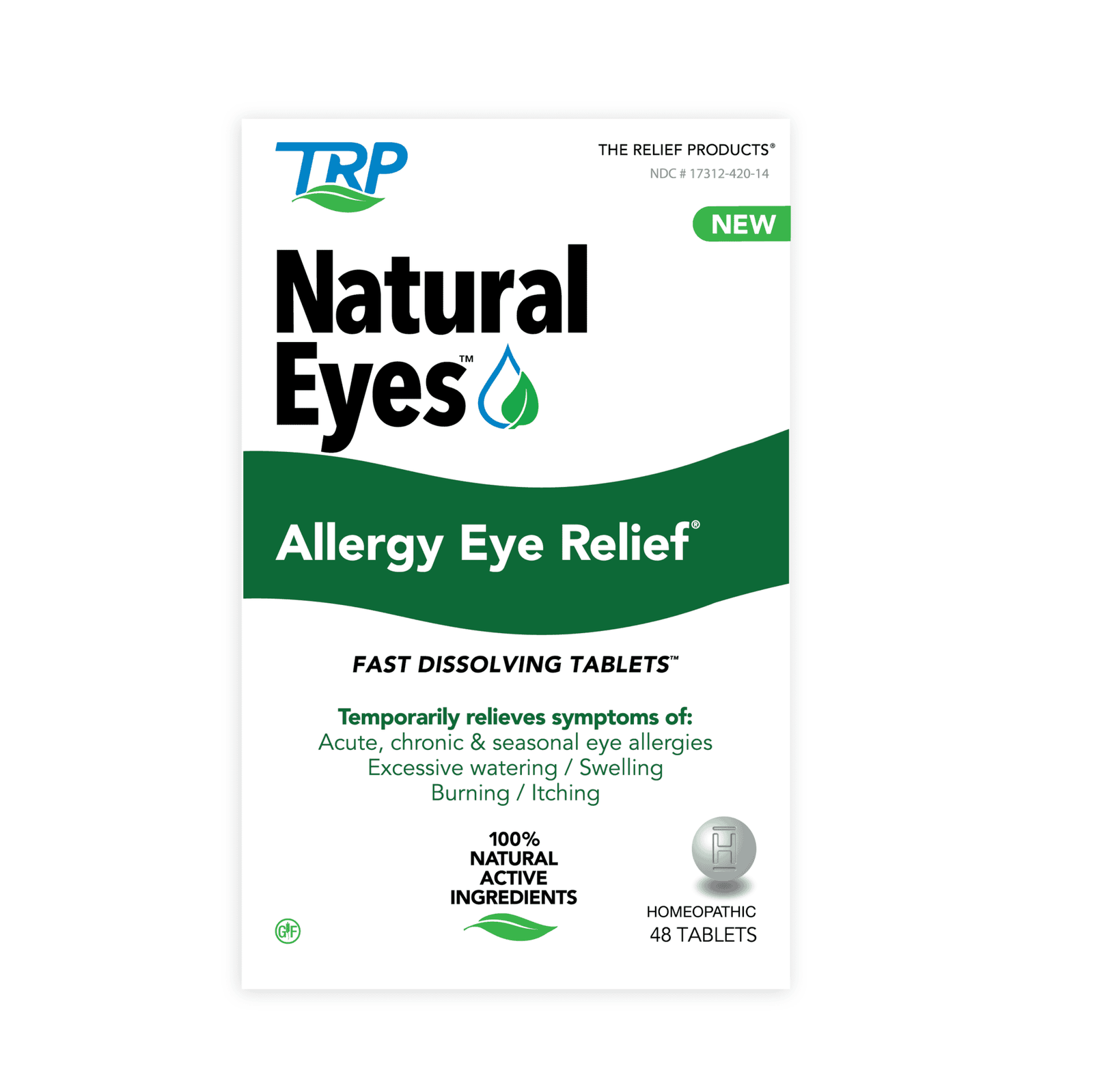 TRP Natural Eyes™ Allergy Eye Relief Tablets