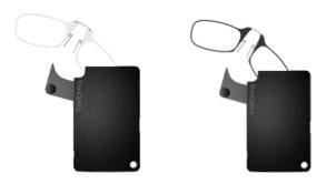 ThinOptics Black Flashcard Wallet with 1.50 or 2.00 Reading Glasses
