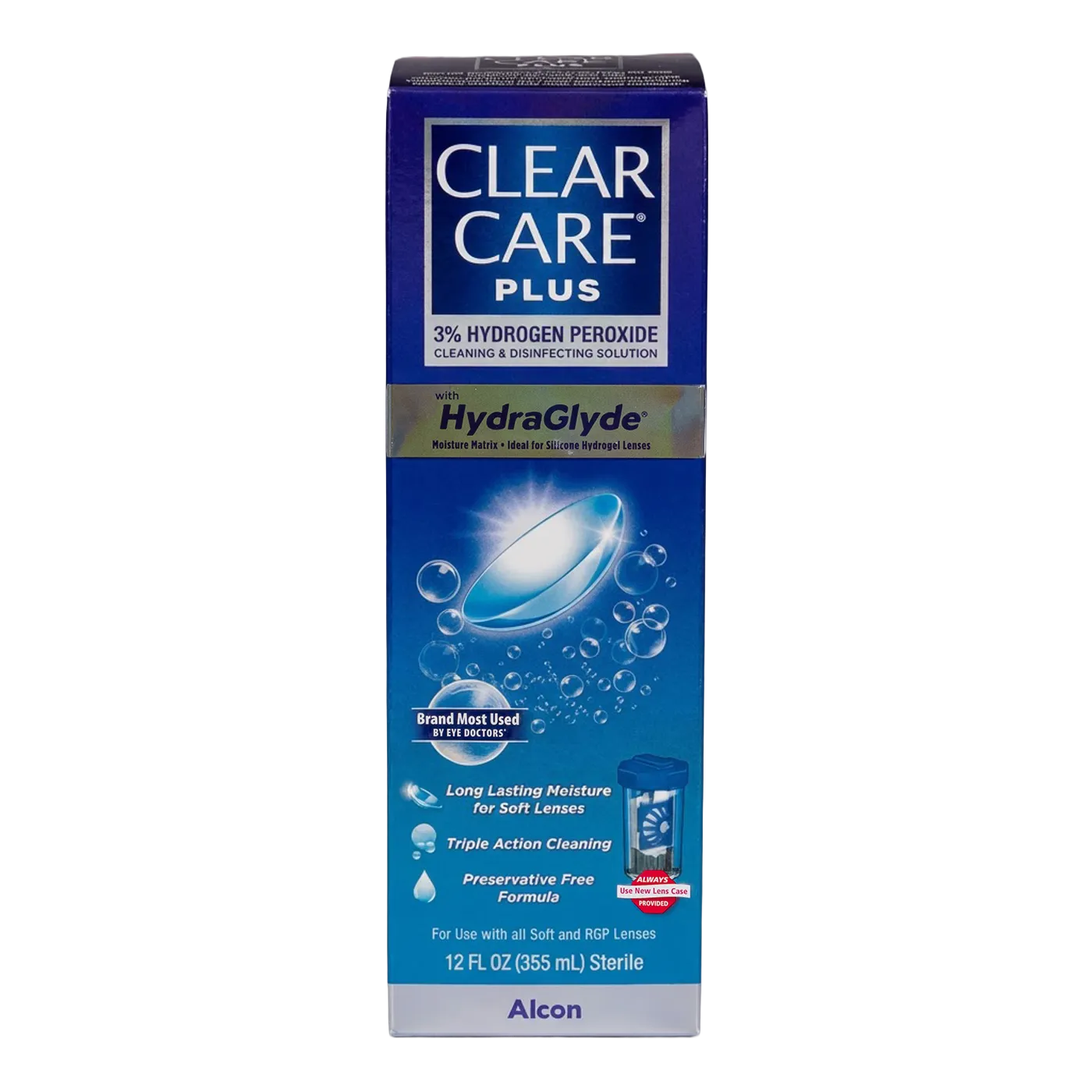 Clear Care Plus HydraGlyde 12oz
