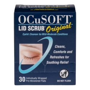 OcuSoft Lid Scrub Plus Wipes - 30 Pack