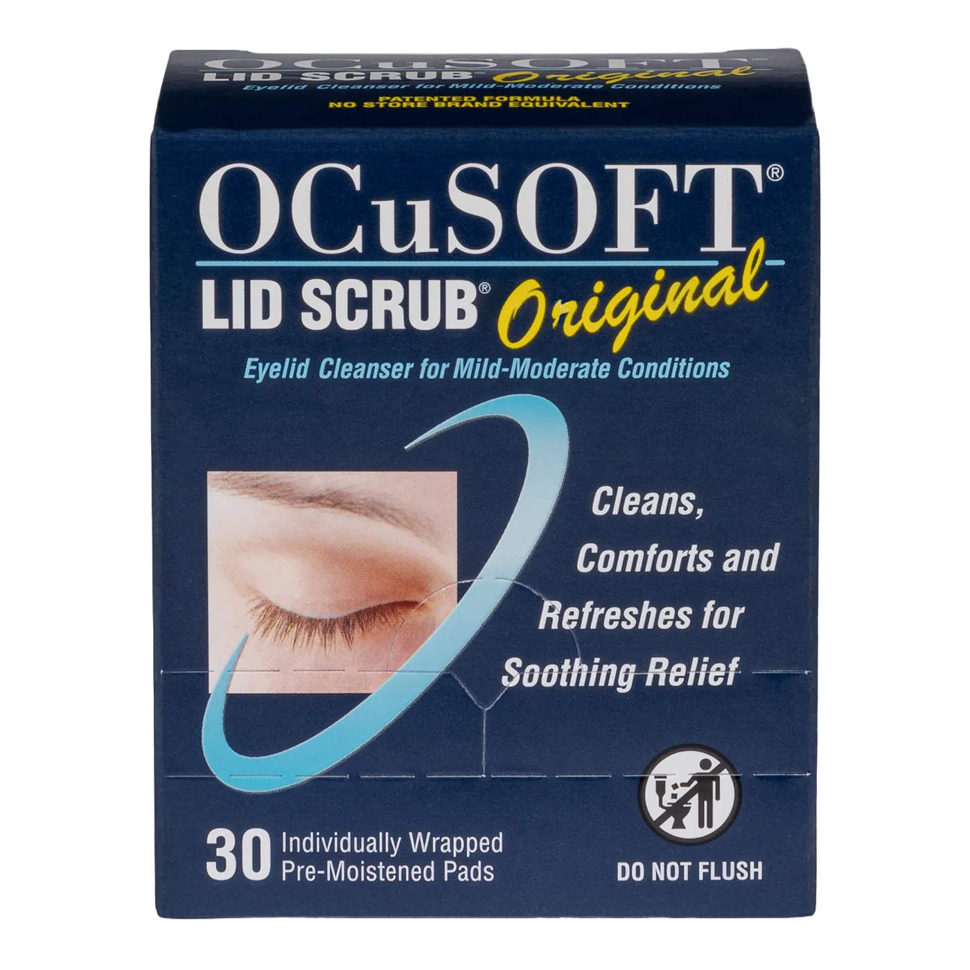 OcuSoft Lid Scrub Plus Wipes - 30 Pack